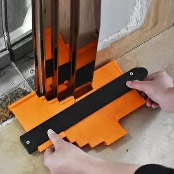 Контурный калибровочный профильный инструмент 5 дюймов/10 дюймов регулируемый замок точно копирует нестандартную форму дубликатор для углов деревянные шаблоны 5inch