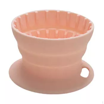 Конус для кофе, изготовленный из , держатель для путешествий, кемпинга, офиса, дома розовый