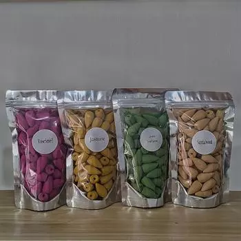 Конус для наливания с ароматом сандалового дерева и розового индиго — идеально подходит для ароматизации дома, занятий йогой и релаксации | Горелка в комплект не входит Mix