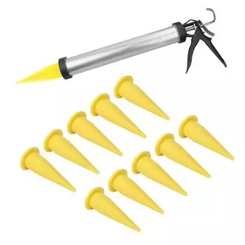 Конусная насадка для герметика PE Пластиковая тонкая насадка для многоразового использования для герметика Клея Пластиковая коническая насадка Наконечник для герметика