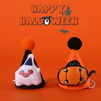 Конусная шляпа на Хэллоуин для кошек, жевательная игрушка, забавная удочка, забавная палочка-дразнилка для упражнений, игрушка для кошек A