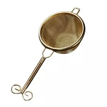 Конусообразный дуршлаг с мелкой сеткой, скиммер с короткой/длинной ручкой, ложка, эффективные просеиватели для еды, лапша Long Handle серебряный