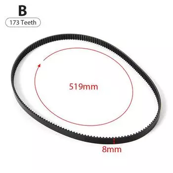 Конвейерные ленты для хлебопечки с зубьями 179/173, ремни для хлебопечки, детали для хлебопечки as the picture