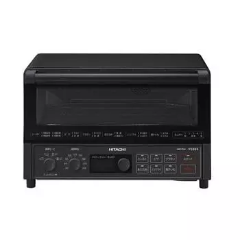 Конвекционная тостерная печь Hitachi HMO-F200 B Stone Black 1300 Вт, 4 предмета, инфракрасный нагреватель, не требующий жарки