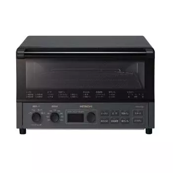 Конвекционная тостерная печь каменная черная Hitachi HMO-F300-B