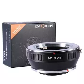 Конверсионный адаптер для крепления Concept Mount MD Конверсионный объектив для крепления MD Совместим с камерой Nikon 1 Совместим с объективом Minolta MD MC Адаптер MD для Nikon 1