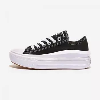Конверсы Chuck Taylor All Star Move Oaks ЧЕРНЫЙ БЕЛЫЙ БЕЛЫЙ 220