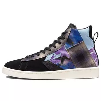 Конверсы Kelly Oubre Jr.. Кроссовки унисекс Mid Chase the Drip из коллаборации с Pro Leather Black Multi Egret A01572C 41