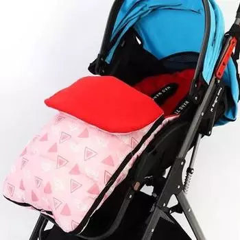 Конверт для ног для малышей, уютный фартук для пальцев ног, подкладка для детской коляски, ватный диск, детский спальный мешок 86cm*40cm синий