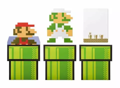 Конверт для открытки с надписью «Домашняя вечеринка в стиле Супер Марио» (8-битный символ) НСЛ-0110