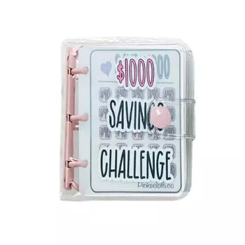 Конверт из ПВХ, экономия средств, книга, водонепроницаемая мини-бюджетная переплетная тетрадь, экономия денег