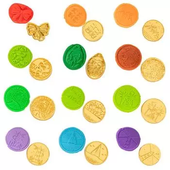 Конверт Приглашение Подарки Латунь Медь Пейзаж Изображение Птица Узор Печать Сургучные Марки Голова 1