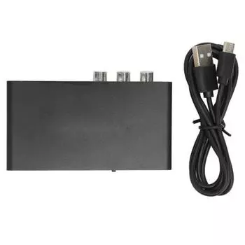 Конвертер интерфейса мультимедиа RCA в HD 3 в 1 4K 3D AV-коммутатор для ПК Xbox 360