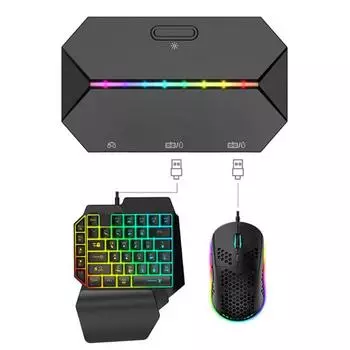 Конвертер мыши G6L, компактный, стабильный выход без драйверов чёрный