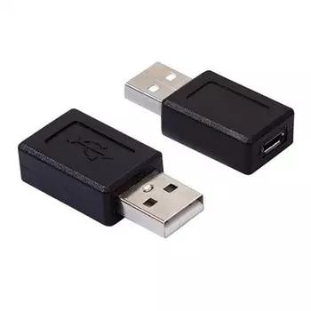 Конвертер разъема адаптера Mini Black USB Male to Micro USB Female BM/F