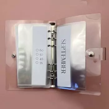 Конверты для переплета Ultimate Savings Пряжка для составления бюджета Закрытие Отслеживание расходов без стресса Savings Challenge 10K Bindersavings Chall B