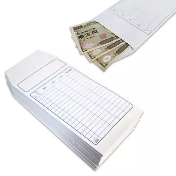 Конверты Конверты с возможностью записи, полезные для экономии денег Сделано в Японии [50 штук] [120x215+42 мм]