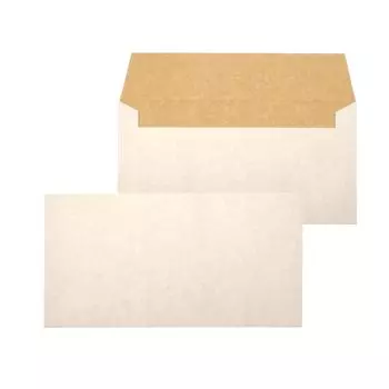 Конверты Western 0 Craft White Размер, подходящий для формата A4 по горизонтали Толщина 114 г Очень плотная Стильная двухцветная паста Kamasu [100 листов] складывается втрое