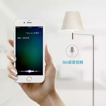 Koogeek Wi-Fi Enabled E27 8W Интеллектуальная светодиодная лампа с изменением цвета и яркостью работает с Apple HomeKit серый