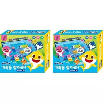 Кооперативная игра-домино Inuri Pinkfong Find Baby Shark Family IN2870, 2 шт., разные цвета, популярные корейские игрушки
