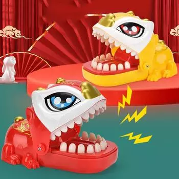 Координация рук и глаз Захватывающая игрушка для трюков Укусы рук Страшная игрушка Игра для укусов пальцев Подарок жёлтый