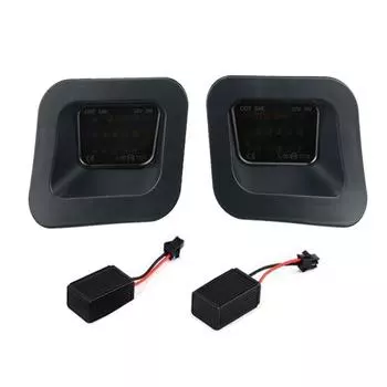 Копченые светодиодные фонари заднего номерного знака для Dodge Ram 1500 2500 3500 Лампа номерного знака чёрный