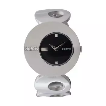 [Kopha] Наручные часы, нарядные часы Japan Limited, модель O (ИЛИ) черный (черный) Женские обычные импортные часы Циферблат черный Ремешок серебристый