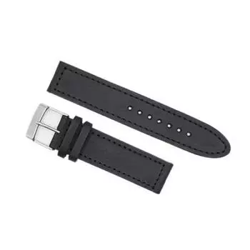 [Kopha] Watch Belt Band Strap 22mm Calf Leather Black Dandy Strap Black