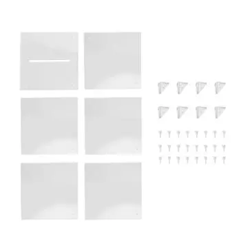 Копилка акриловая прозрачная копилка для взрослых детей должна сломаться, чтобы открыть неоткрывающуюся коробку для сбережений денег 4