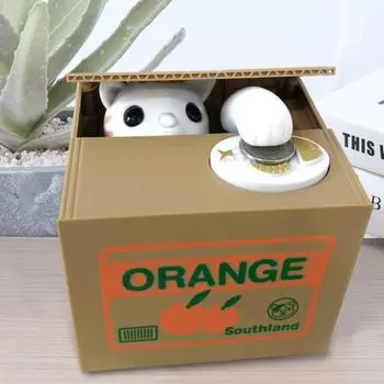 Копилка, автоматическая кража денег, банк монет, жадный кот, копилка, монеты США, совместимая экономия денег B