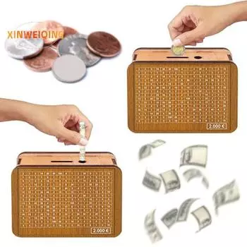 Копилка, денежная цель большой емкости, счетчик ретро-экономии денег, украшение для копилки, украшение для дома D