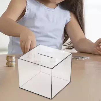 Копилка для экономии денег для взрослых, смена чаевых для девочек и мальчиков, прозрачные дети