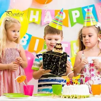 Копилка для денег на день рождения, изысканный подарок-сюрприз своими руками, забавный ящик для хранения наличных денег, подарок на день рождения