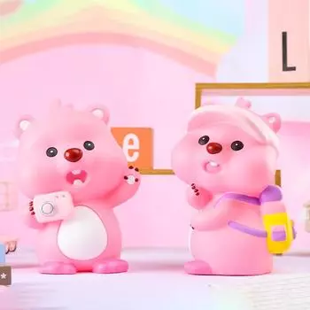 Копилка для монет Beaver Loopy, детская банка для сбережений от падений, большая емкость, виниловая кукла, украшения для гостиной