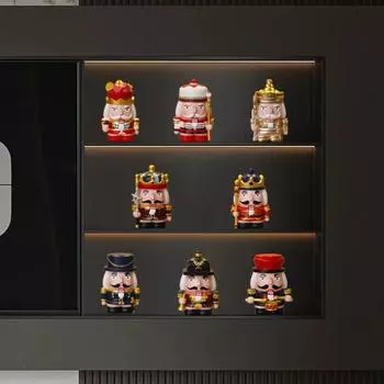 Копилка для монет Щелкунчик Смола Щелкунчик Солдат Фигурка Копилка Многофункциональная Щелкунчик Солдат Фигурка A