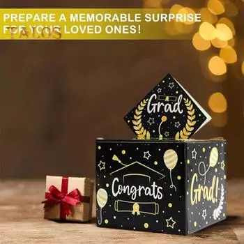 Копилка для подарков на выпускной 2025 года, подарочная коробка для подарков на выпускной, подарочная коробка для поздравлений с выпускным, сувениры на выпускной, украшения A