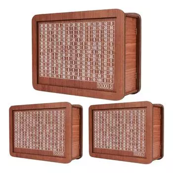 Копилка для сбережений денег Копилка для сбережений на 10 000 долларов Копилка для сбережений с цифрами и галочками Декоративная ретро-копилка для сбережений денег