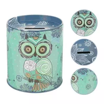 Копилка для взрослых, банка для денег, сова, большая емкость, уникальная детская банка для детей фиолетовый