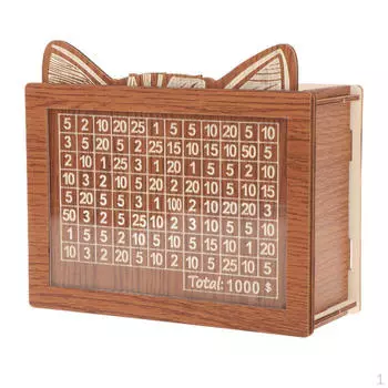 Копилка для взрослых со счетчиком, для сбережений, хранения сбережений, Can Stored 1000 USD