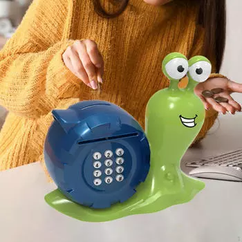 Копилка для животных, Фигурки, Уникальное украшение, Мультфильм, Милый, Практичный, Смешной, Копилка, синий