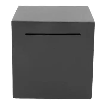 Копилка из нержавеющей стали, устойчивая к падениям, большая емкость, простой дизайн, копилка, ящик для сбережений денег