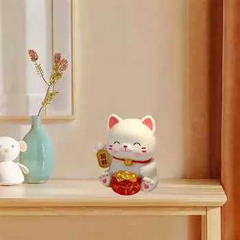 Копилка Lucky Cat, скульптура для сохранения денег, статуя животного, копилка для взрослых,