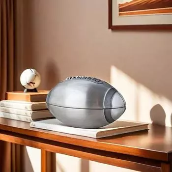 Копилка-регби, металлическая копилка для денег со съемным дном, спортивная тематическая копилка для денег для детей и взрослых metal