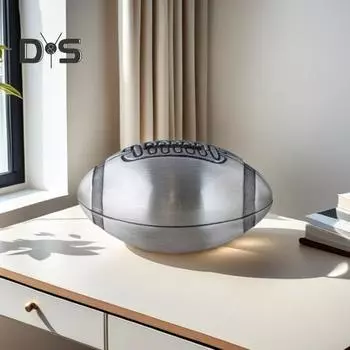 Копилка-регби, металлическая копилка для денег со съемным дном, спортивная тематическая копилка для денег для детей и взрослых metal