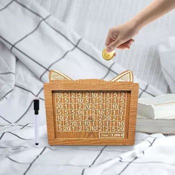 Копилка ручной работы Копилка с маркером Сберегатель для гостиной 1000 EUR