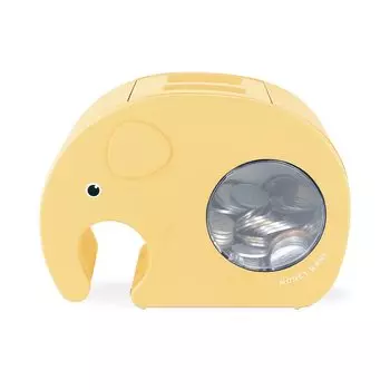 Копилка с цифровым счетчиком ключей для детей, животных, скандинавский интерьер, копилка LALA Lala жёлтый