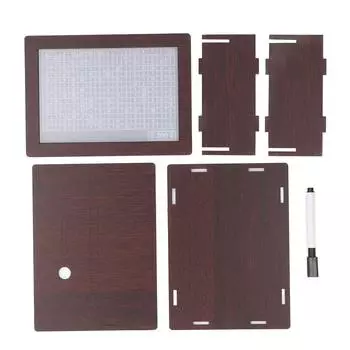 Копилка с счетчиком монет, Банк для челленджа, Хранилище для наличных, Деревянное украшение для всех 2000 Dollars