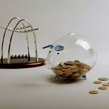 Копилка-свинка, копилка для монет, симпатичная прозрачная стеклянная сувенирная коробка для рождения, копилки для денег, копилка для детей, мальчиков