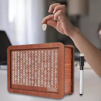 Копилка в стиле ретро со счетчиком для хранения поделок, подсчет целевой копилки для 10000 Dollar