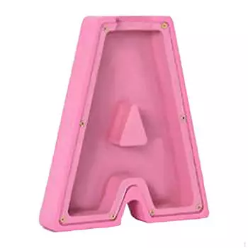 Копилка в виде прозрачной банки для детей и взрослых Letter A